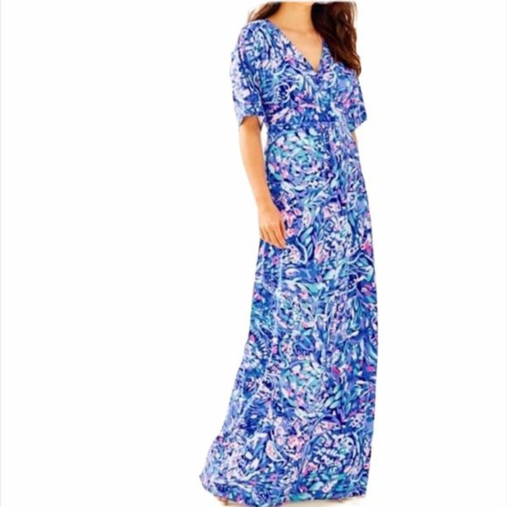 EUC Lilly Pulitzer Parigi Maxi Dress Medium